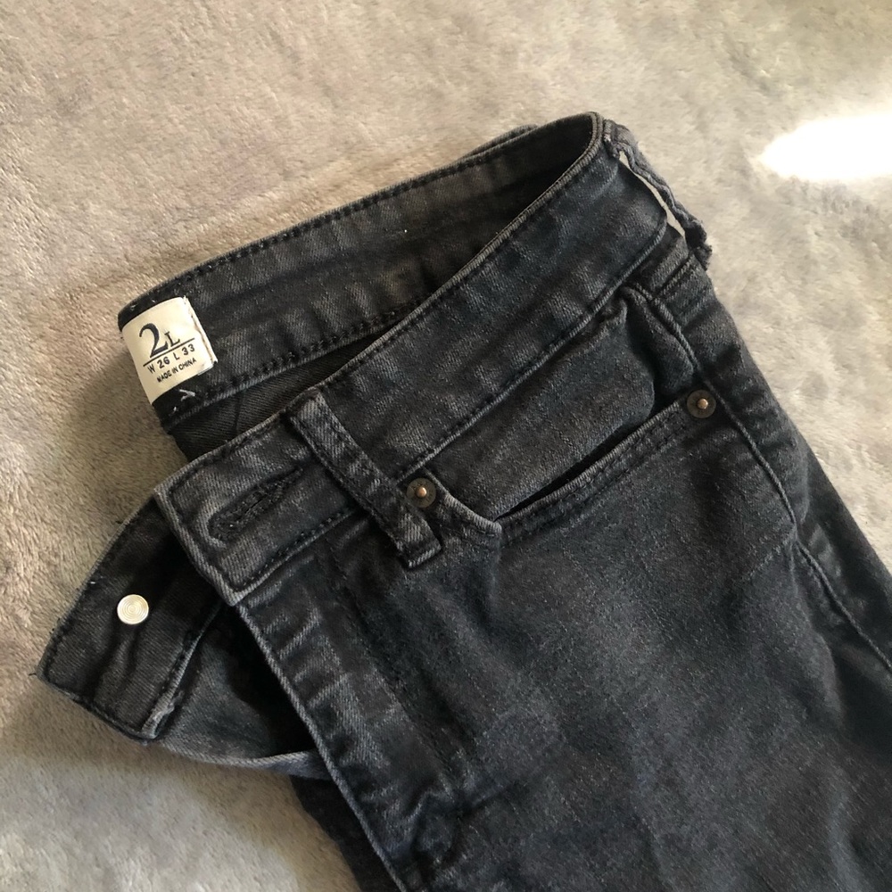 ✨ Abercrombie super skinny size 2L black jeans ✨